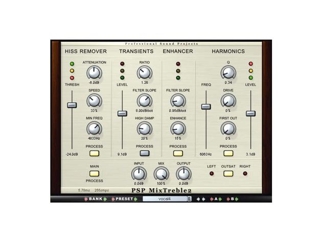 PSP Audioware MixTreble2 MixTreble2 can sort out any top-end problems.